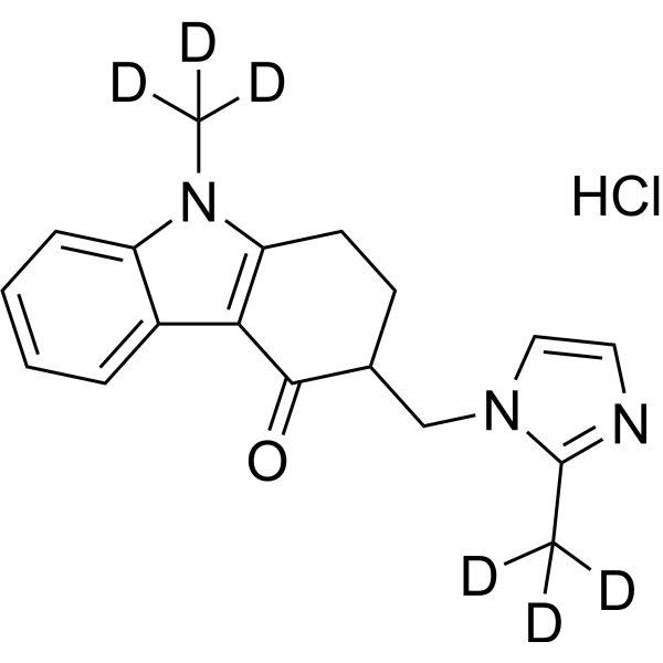 盐酸昂丹司琼-d6结构式