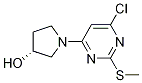 (R)-1-(6-氯-2-甲基硫基-嘧啶-4-基)-吡咯烷-3-醇结构式