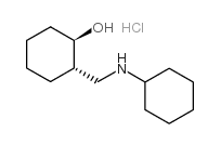 2-反式-环己胺甲基-1-环己醇盐酸盐结构式