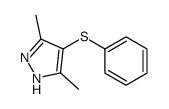 3,5-DIMETHYL-4-(PHENYLTHIO)-1H-PYRAZOLE Structure