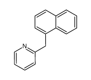 1-(1-naphthyl)-1-(2-pyridyl)methane结构式