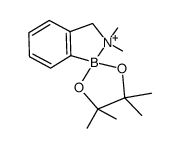 2-{2-(dimethylaminomethyl)phenyl}-4,4,5,5-tetramethyl-1,3,2-dioxaborolane Structure