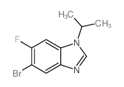 5-溴-6-氟-1-异丙基苯并咪唑图片