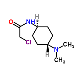 2-Chloro-N-[trans-4-(dimethylamino)cyclohexyl]acetamide Structure