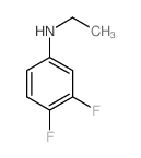 N-Ethyl-3,4-difluoroaniline Structure