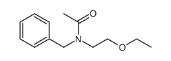 N-benzyl-N-(2-ethoxyethyl)acetamide Structure