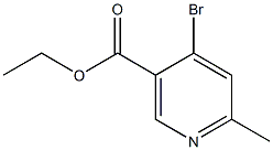 4-溴-6-甲基烟酸乙酯结构式