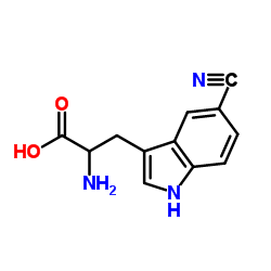 5-氰基-L-色氨酸结构式