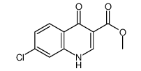 7-氯-4-羟基喹啉-3-羧酸甲酯结构式
