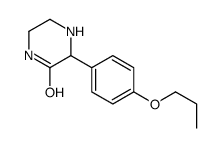 3-(4-propoxyphenyl)piperazin-2-one结构式