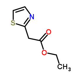 2-乙酸乙酯-噻唑结构式