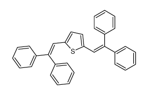 2,5-bis(2,2-diphenylethenyl)thiophene Structure