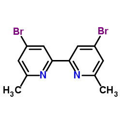4,4'-Dibromo-6,6'-dimethyl-2,2'-bipyridine Structure