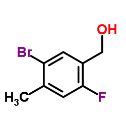 5-Bromo-2-fluoro-4-methylbenzyl alcohol picture