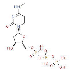 N(4)-methyl-2'-deoxycytidine 5'-triphosphate结构式