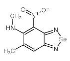4-nitro-5-methylamino-6-methyl-2,1,3-benzoselenodiazole结构式