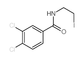 Benzamide,3,4-dichloro-N-(2-iodoethyl)-结构式