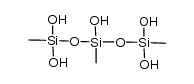1,3,5-trimethyltrisiloxane-1,1,3,5,5-pentaol structure