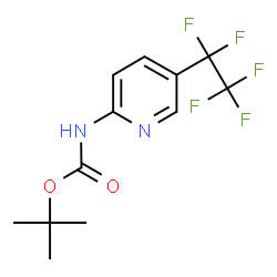 2-(Boc-amino)-5-(pentafluoroethyl)pyridine结构式