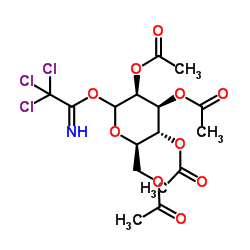 2,3,4,6-tetra-O-acetyl-d-mannopyranosyl trichloroacetimidate Structure