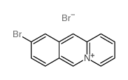 9-bromobenzo[b]quinolizin-5-ium,bromide结构式