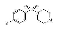 1-(4-溴苯基磺酰基)哌嗪结构式