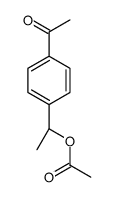 [(1R)-1-(4-acetylphenyl)ethyl] acetate结构式