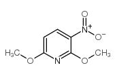 2,6-二甲氧基-3-硝基吡啶结构式