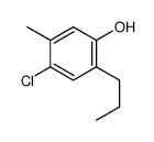 4-chloro-5-methyl-2-propylphenol结构式