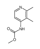 2,3-dimethyl-4-methoxycarbonylaminopyridine Structure