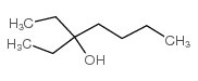 3-Heptanol, 3-ethyl- Structure