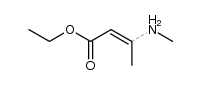 ethyl N-methyl-β-aminocrotonate结构式