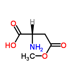 (S)-2-氨基-4-甲氧基-4-氧代丁酸结构式