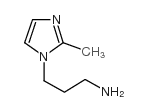 1-(3-氨丙基)-2-甲基-1H-咪唑结构式