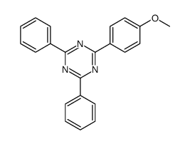 2-(4-methoxyphenyl)-4,6-diphenyl-1,3,5-triazine Structure