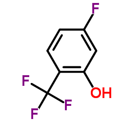 5-氟-2-三氟甲基苯酚结构式
