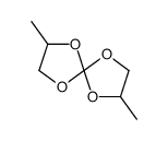 3,8-dimethyl-1,4,6,9-tetraoxaspiro[4.4]nonane结构式