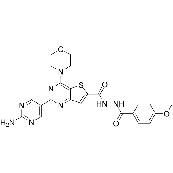 PI3K/mTOR Inhibitor-8结构式