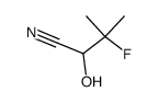 3-fluoro-2-hydroxy-3-methylbutanonitrile结构式