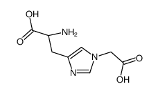 (2S)-2-amino-3-[1-(carboxymethyl)imidazol-4-yl]propanoic acid Structure