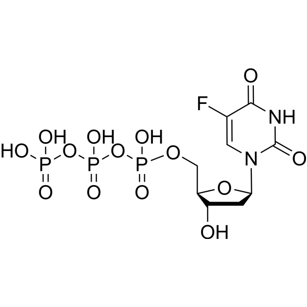 5-Fluoro-2′-deoxy-UTP结构式