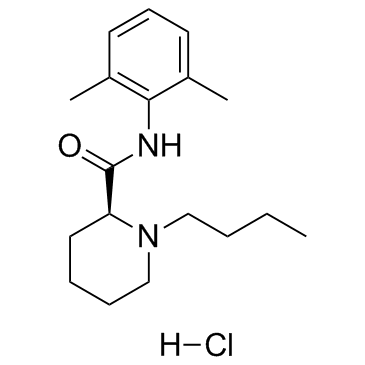 Levobupivacaine hydrochloride Structure