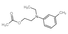 N-乙基-N-乙酰氧乙基间甲苯胺结构式