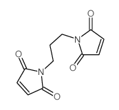 1H-Pyrrole-2,5-dione,1,1'-(1,3-propanediyl)bis- Structure