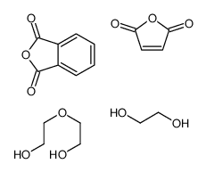 2-benzofuran-1,3-dione,ethane-1,2-diol,furan-2,5-dione,2-(2-hydroxyethoxy)ethanol Structure