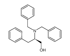 (R)-(-)-2-(二苄基氨基)-3-苯基-1-丙醇结构式