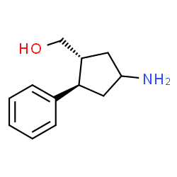 Cyclopentanemethanol, 4-amino-2-phenyl-, (1R,2R)-rel- (9CI)结构式