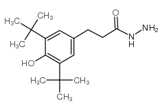 3-(3,5-二叔丁基-4-羟基苯基)丙酰肼结构式