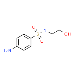 4-氨基-N-(2-羟乙基)-N-甲基苯-1-磺酰胺结构式