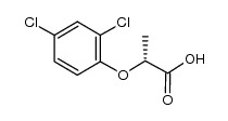 (R)-2-(2,4-二氯苯氧基)丙酸结构式